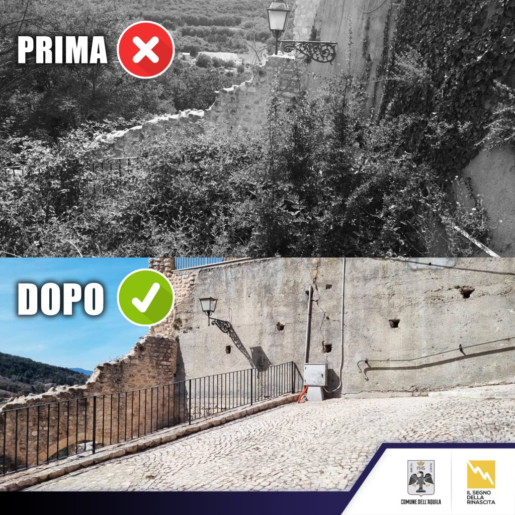Un nuovo tratto delle nostre mura diventa ora fruibile