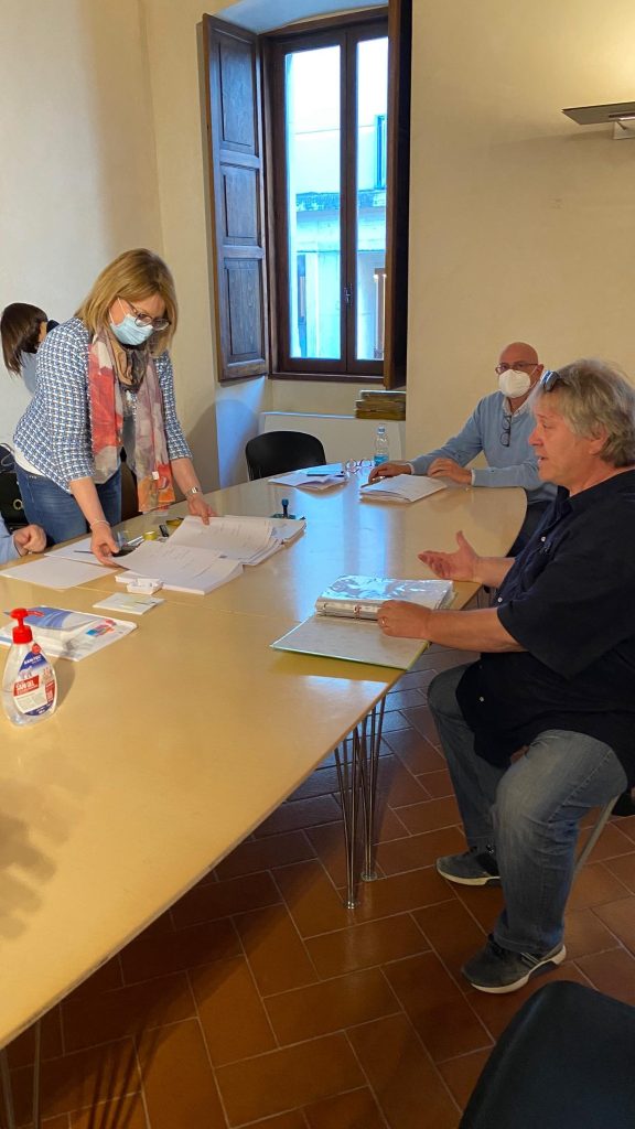 Primi per la consegna dei documenti per la presentazione della nostra lista elettorale!
